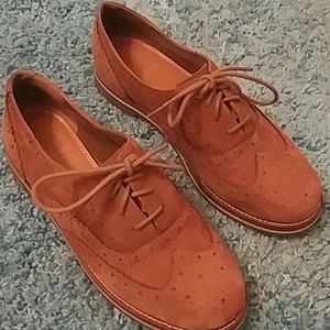 Brown oxfords